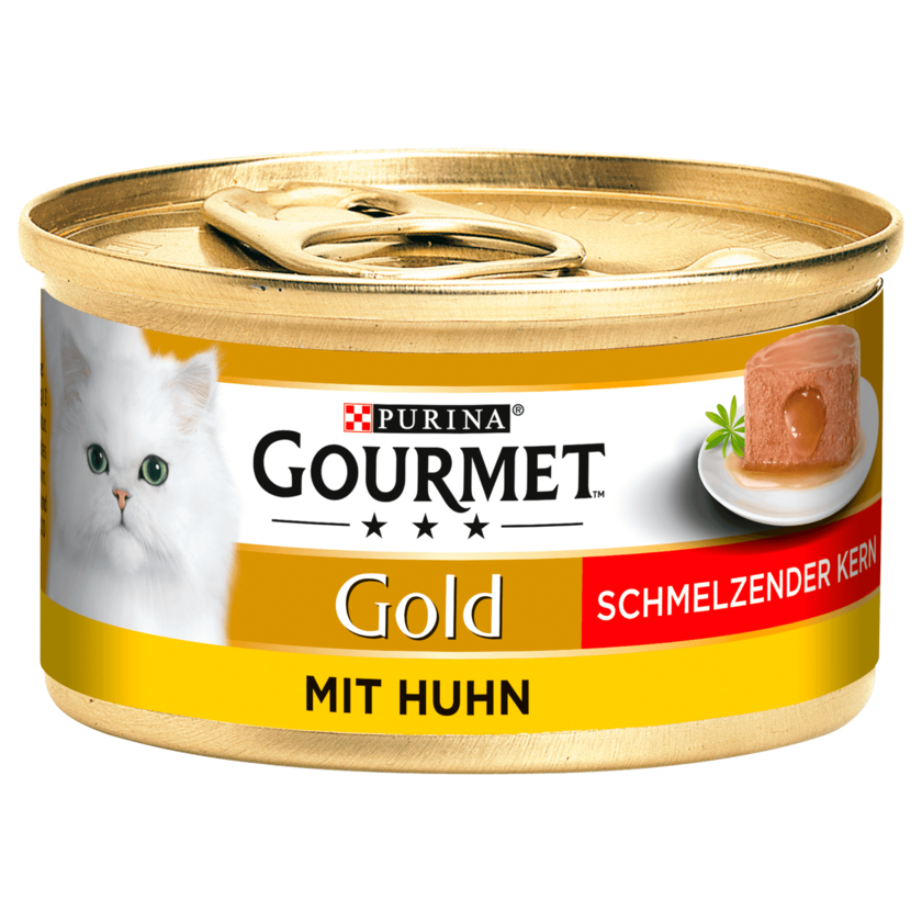 Purina Gourmet Gold schmelzender Kern mit Huhn 85g